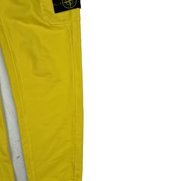 Stone Island 2023 Electric Yellow Tracksuit Set - Medium
