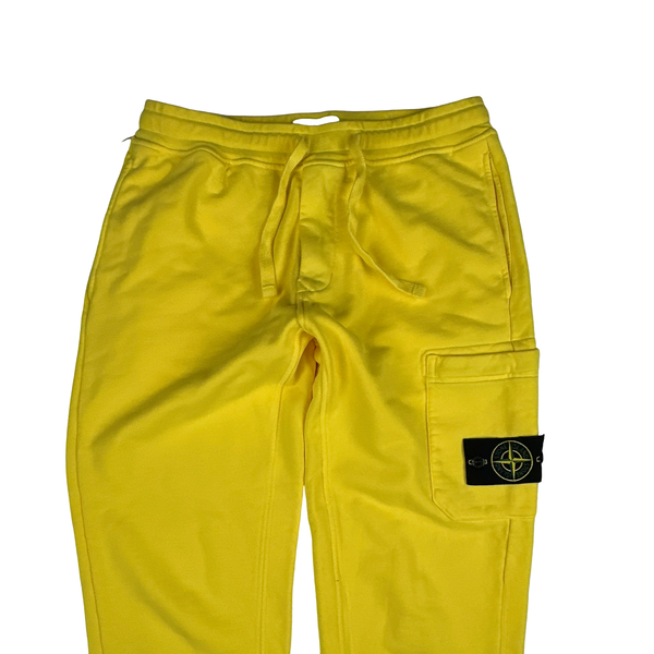 Stone Island 2023 Electric Yellow Tracksuit Set - Medium