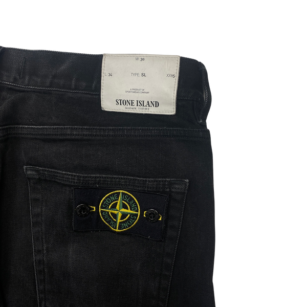 Stone Island Black 2016 Skinny Fit Jeans - 36"
