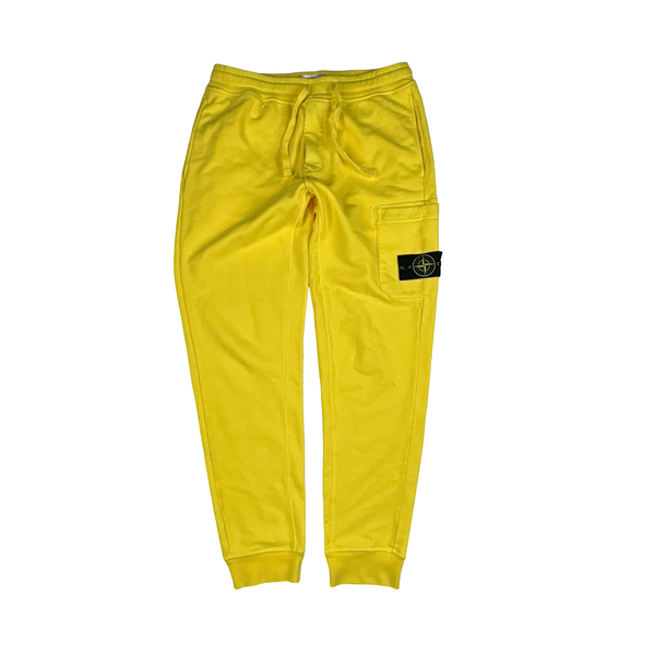 Stone Island 2023 Electric Yellow Tracksuit Set - Medium