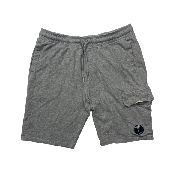 CP Company Light Grey Cotton Shorts - XXL