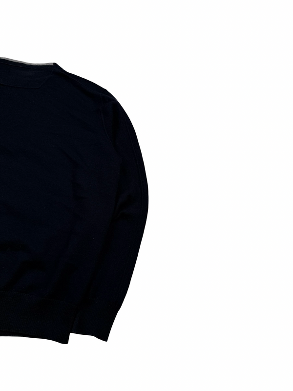 Stone Island 2014 Navy Knitted Wool Pullover Jumper - Small