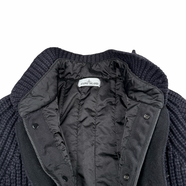 Stone Island 2021 President Knit Dutch Rope Lined Heavyweight Jacket - Medium