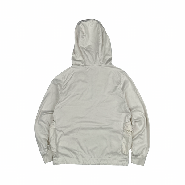 CP Company Beige Multi Pocket Cotton Goggle Jumper - Medium