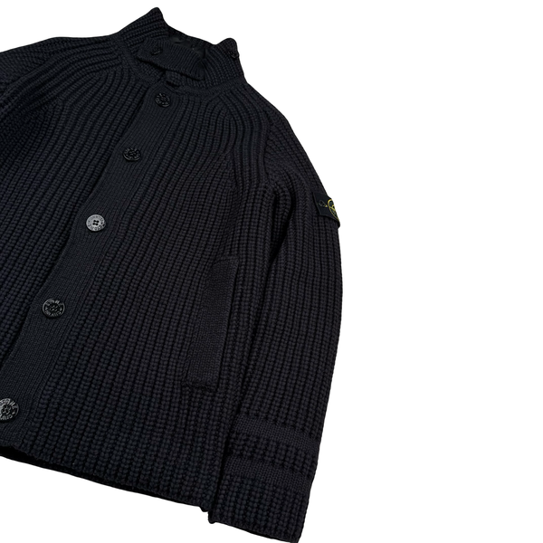 Stone Island 2021 President Knit Dutch Rope Lined Heavyweight Jacket - Medium