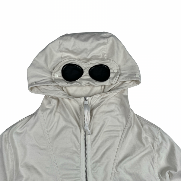 CP Company Beige Multi Pocket Cotton Goggle Jumper - Medium