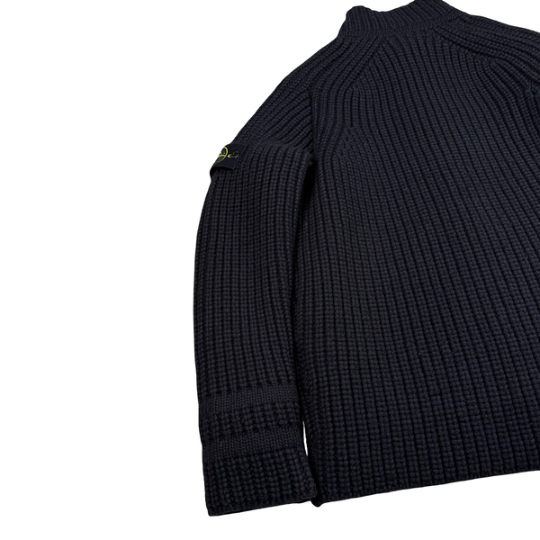 Stone Island 2021 President Knit Dutch Rope Lined Heavyweight Jacket - Medium