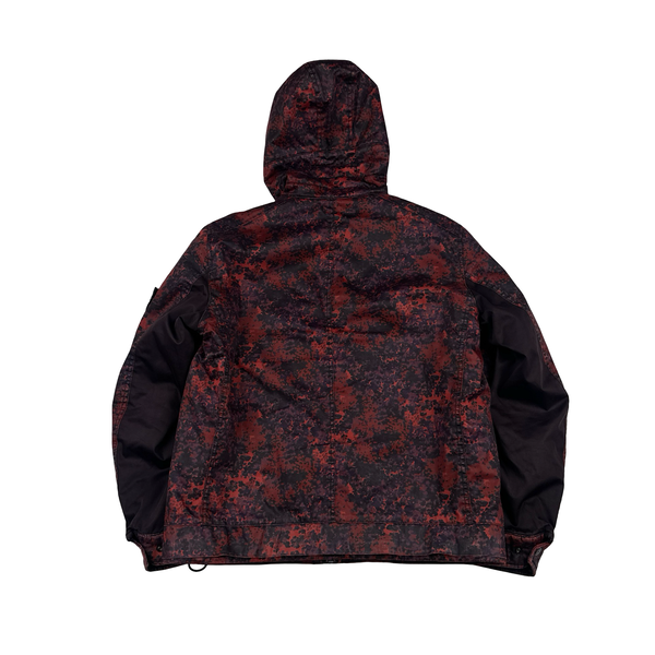 Stone Island 2013 Raso Gommato Red Camo Print OVD Jacket - XL