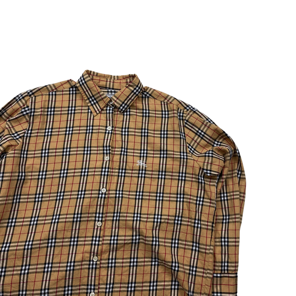Burberry Nova Check Button Up Shirt - Large