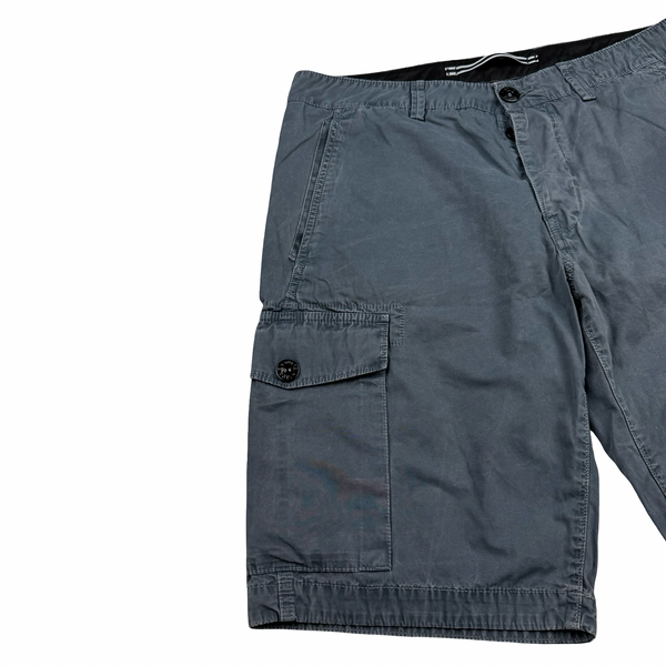 Stone Island 2017 Blue Cotton Cargo Shorts - 32" (Medium)