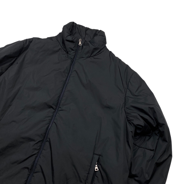 Prada Black Nylon Padded Parka Jacket - 3XL
