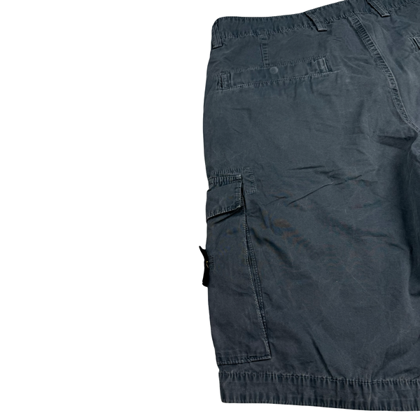Stone Island 2017 Blue Cotton Cargo Shorts - 32" (Medium)