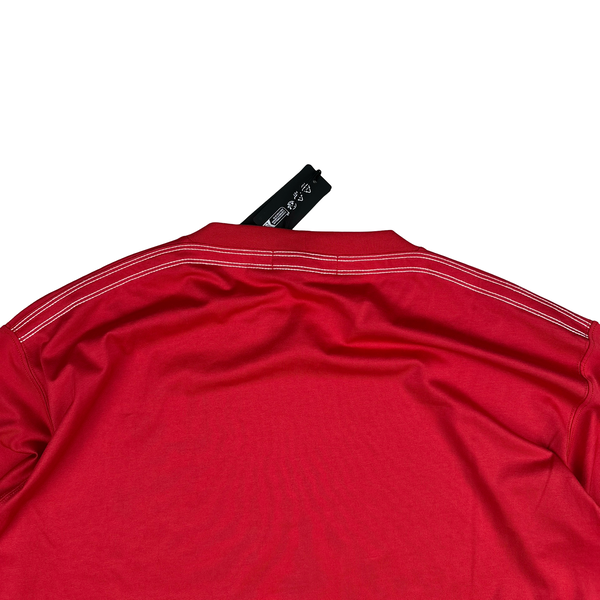 Stone Island 2022 Red Spellout Longsleeve T-Shirt - XXL