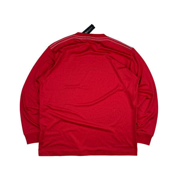Stone Island 2022 Red Spellout Longsleeve T-Shirt - XXL