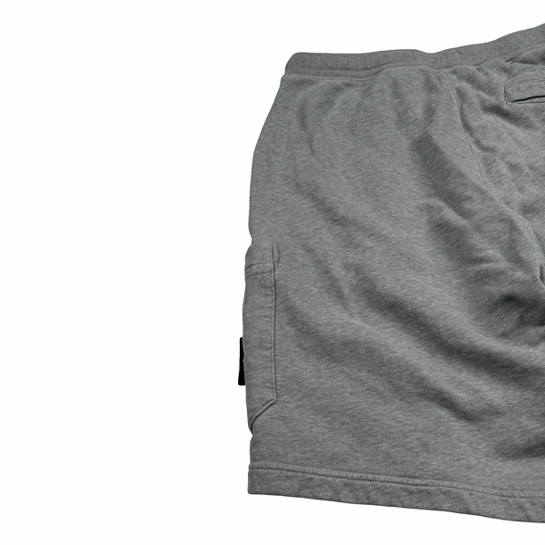 Stone Island 2021 Grey Cotton Shorts - Medium