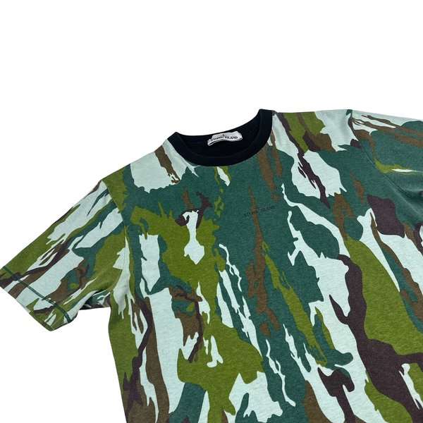Stone Island 2015 Flowing Camo T Shirt - Medium