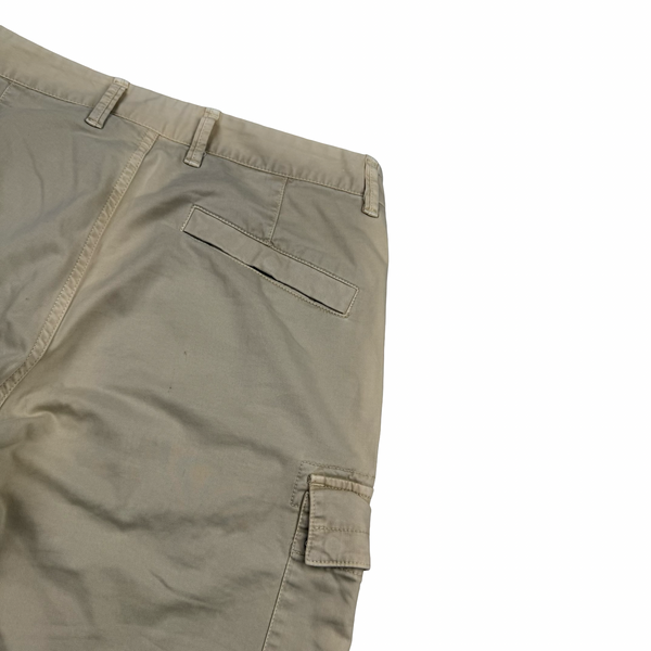 Stone Island 2024 RE Fit Beige Cargo Shorts - 29"