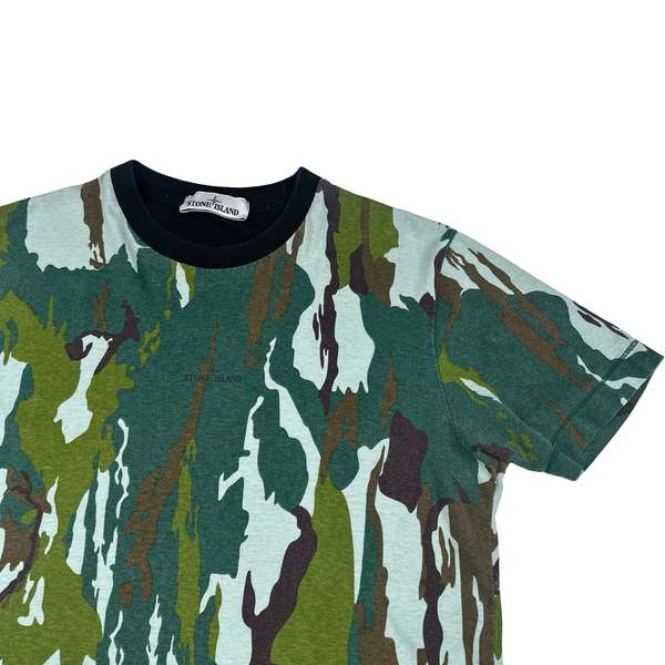 Stone Island 2015 Flowing Camo T Shirt - Medium