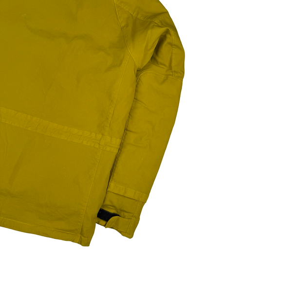 Stone Island Yellow 2006 Vintage Dutch Rope Lined Peaked Hood Multi Pocket Jacket - XL
