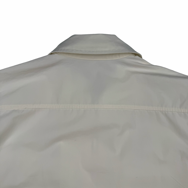 Stone Island 2024 Ivory O-Ventile Ghost Piece Overshirt - Small