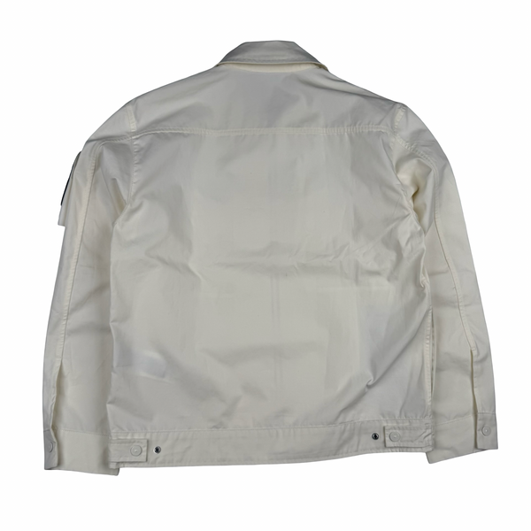 Stone Island 2024 Ivory O-Ventile Ghost Piece Overshirt - Small