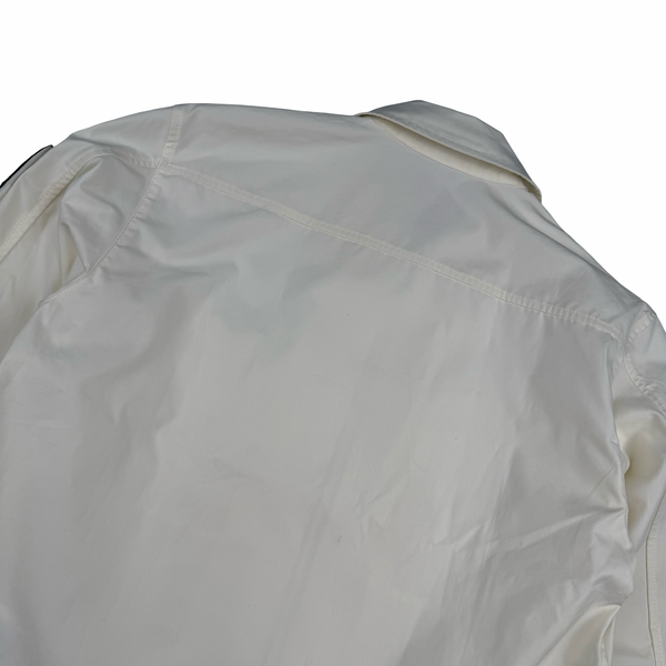 Stone Island 2024 Ivory O-Ventile Ghost Piece Overshirt - Small