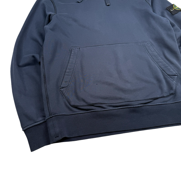 Stone Island 2022 Navy Pullover Hoodie - Medium