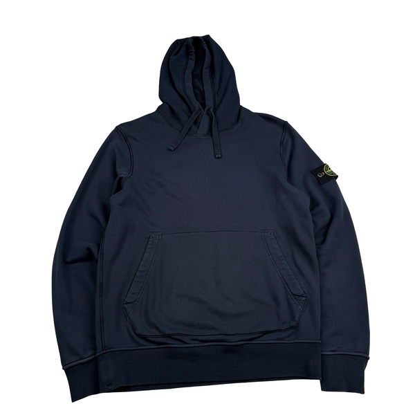 Stone Island 2022 Navy Pullover Hoodie - Medium