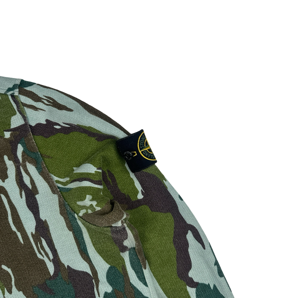 Stone Island 2015 Flowing Camo Cotton Crewneck Jumper - XL