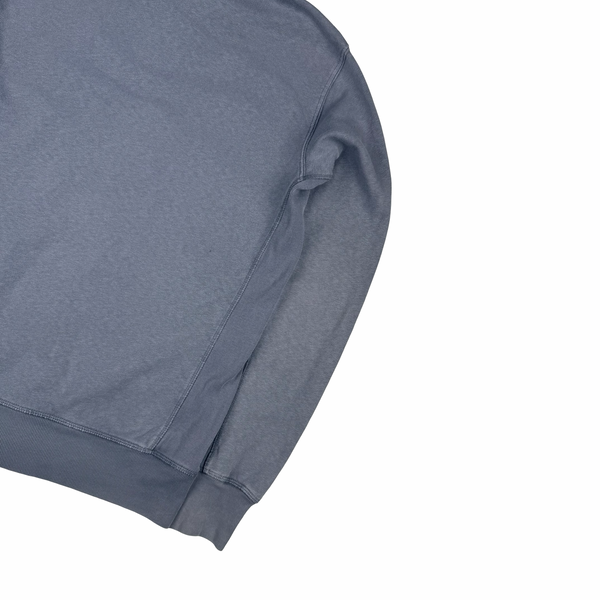 Stone Island 2015 Slate Cotton Zipped Hoodie - Large