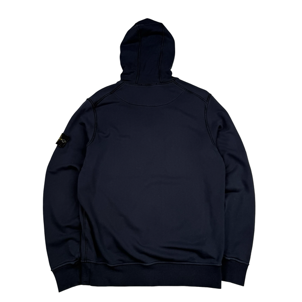 Stone Island 2022 Navy Pullover Hoodie - Medium