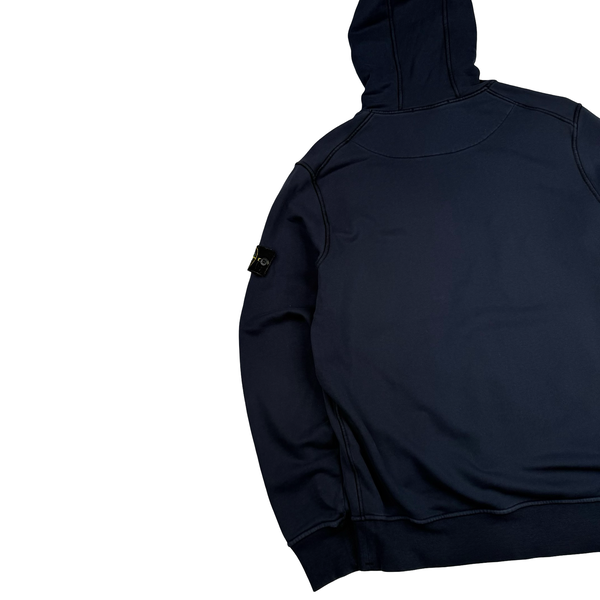Stone Island 2022 Navy Pullover Hoodie - Medium