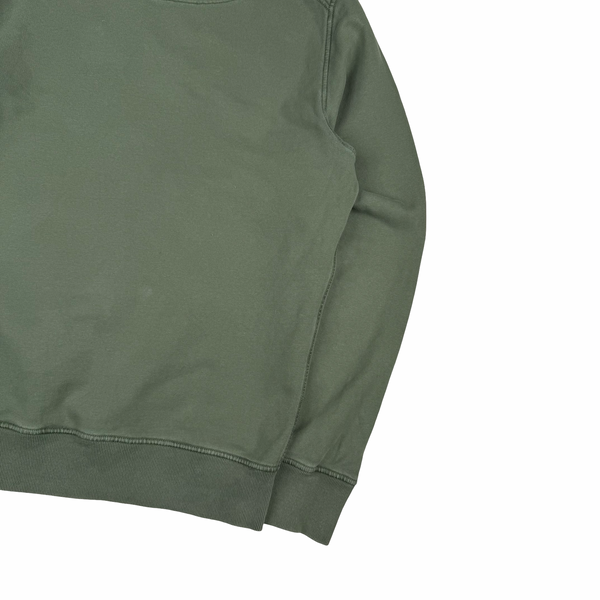 Stone Island Sage Cotton Crewneck Pullover Jumper - Small