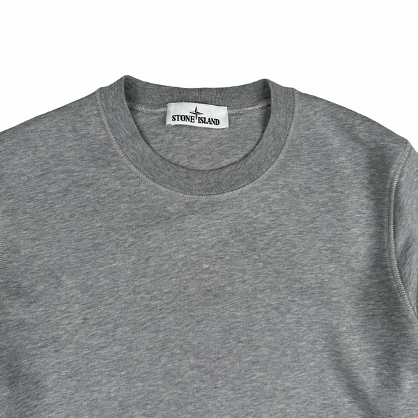 Stone Island 2021 Grey Crewneck Pullover Jumper - Small