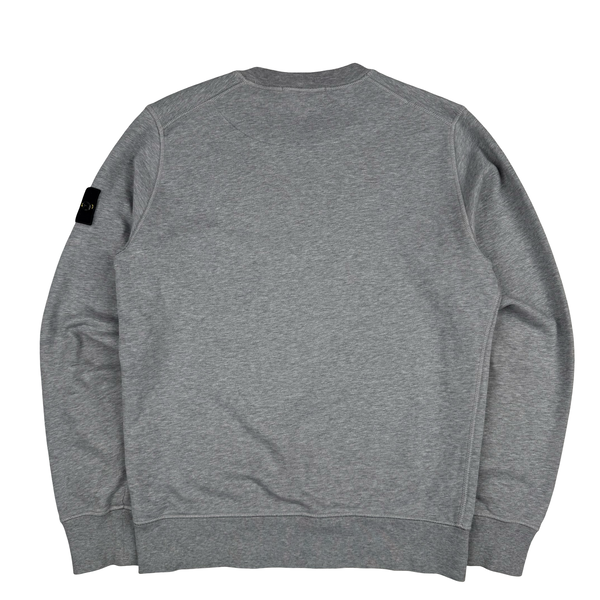 Stone Island 2021 Grey Crewneck Pullover Jumper - Small