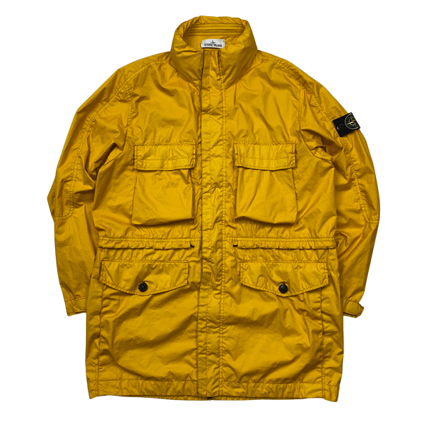 Stone Island 2017 Yellow Membrana 3L TC Multipocket Jacket - XL