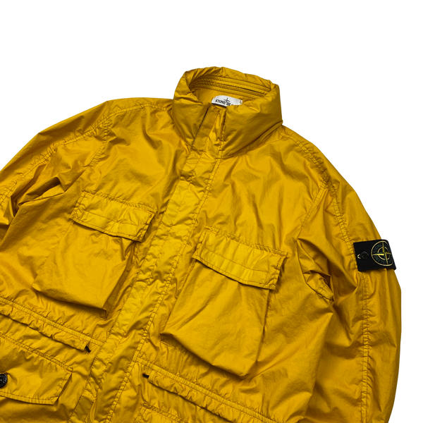 Stone Island 2017 Yellow Membrana 3L TC Multipocket Jacket - XL