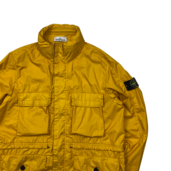 Stone Island 2017 Yellow Membrana 3L TC Multipocket Jacket - XL