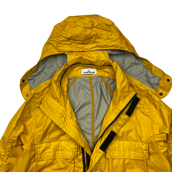 Stone Island 2017 Yellow Membrana 3L TC Multipocket Jacket - XL