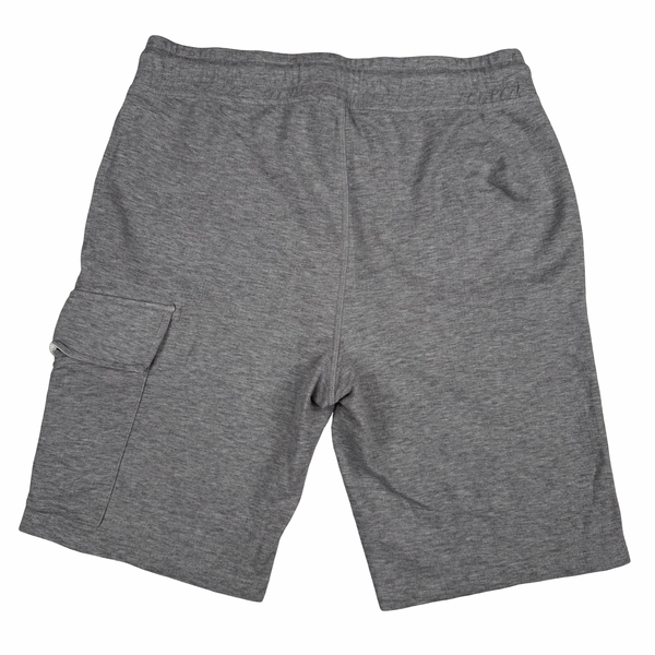 CP Company Grey Cotton Lens Viewer Shorts - Small