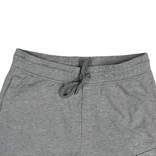 CP Company Grey Cotton Lens Viewer Shorts - Small