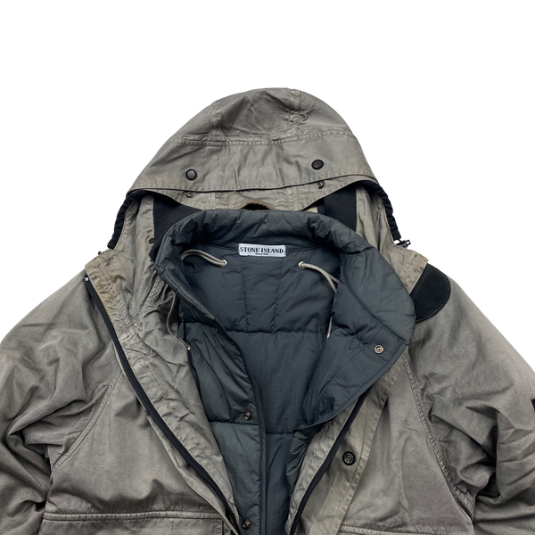 Stone Island 2009 Raso Gommato Down Lined Jacket - Small