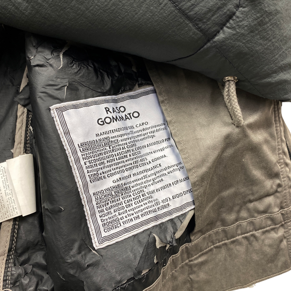 Stone Island 2009 Raso Gommato Down Lined Jacket - Small