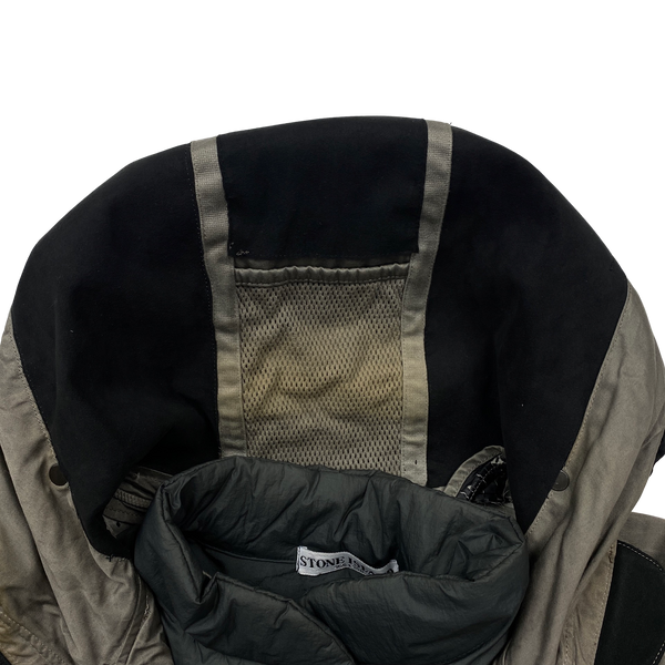 Stone Island 2009 Raso Gommato Down Lined Jacket - Small