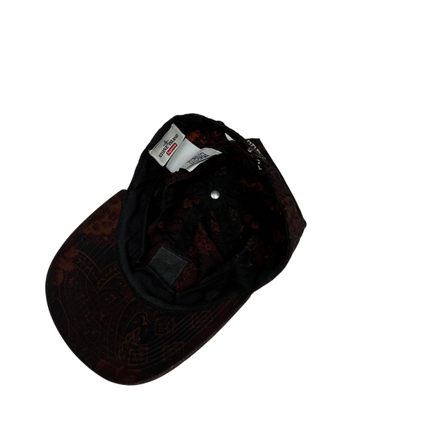 Stone Island x Supreme 2015 Red Paisley Cap