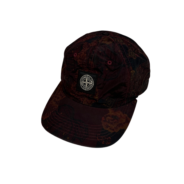 Stone Island x Supreme 2015 Red Paisley Cap