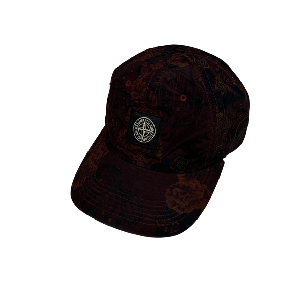 Stone Island x Supreme 2015 Red Paisley Cap