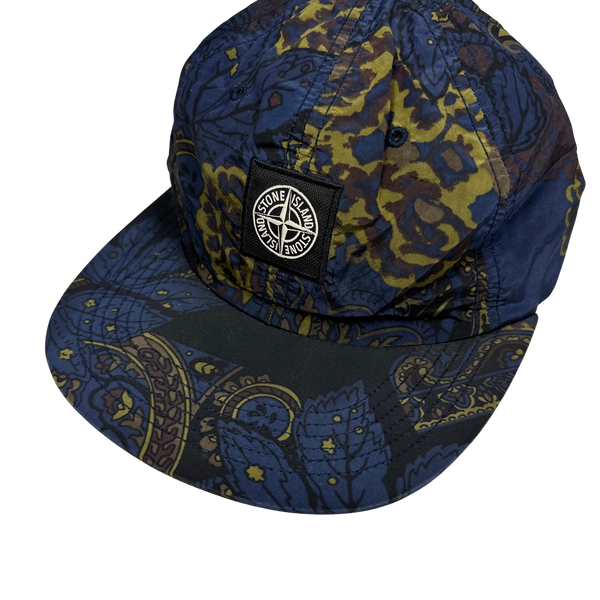 Stone Island x Supreme 2015 Blue Paisley Cap