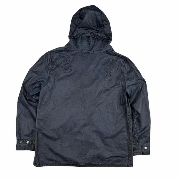 CP Company Vintage Denim 2002 Lino Flax Hooded Jacket- Medium (48)