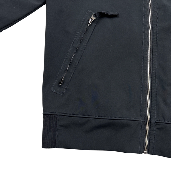 Stone Island 2018 Black Light Soft Shell Jacket - Large